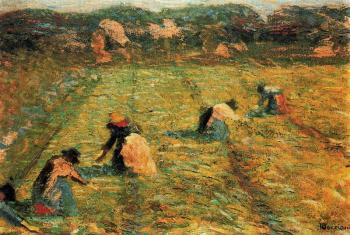 Umberto Boccioni : Farmers at work (Risaiole)